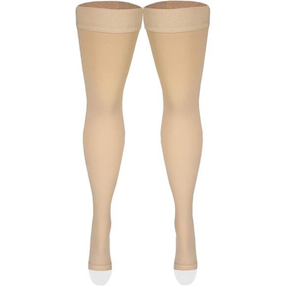 Care Medical Compression Stockings, 20-30 mmHg Support, Women & Men Thigh Length - Picture 4 of 7